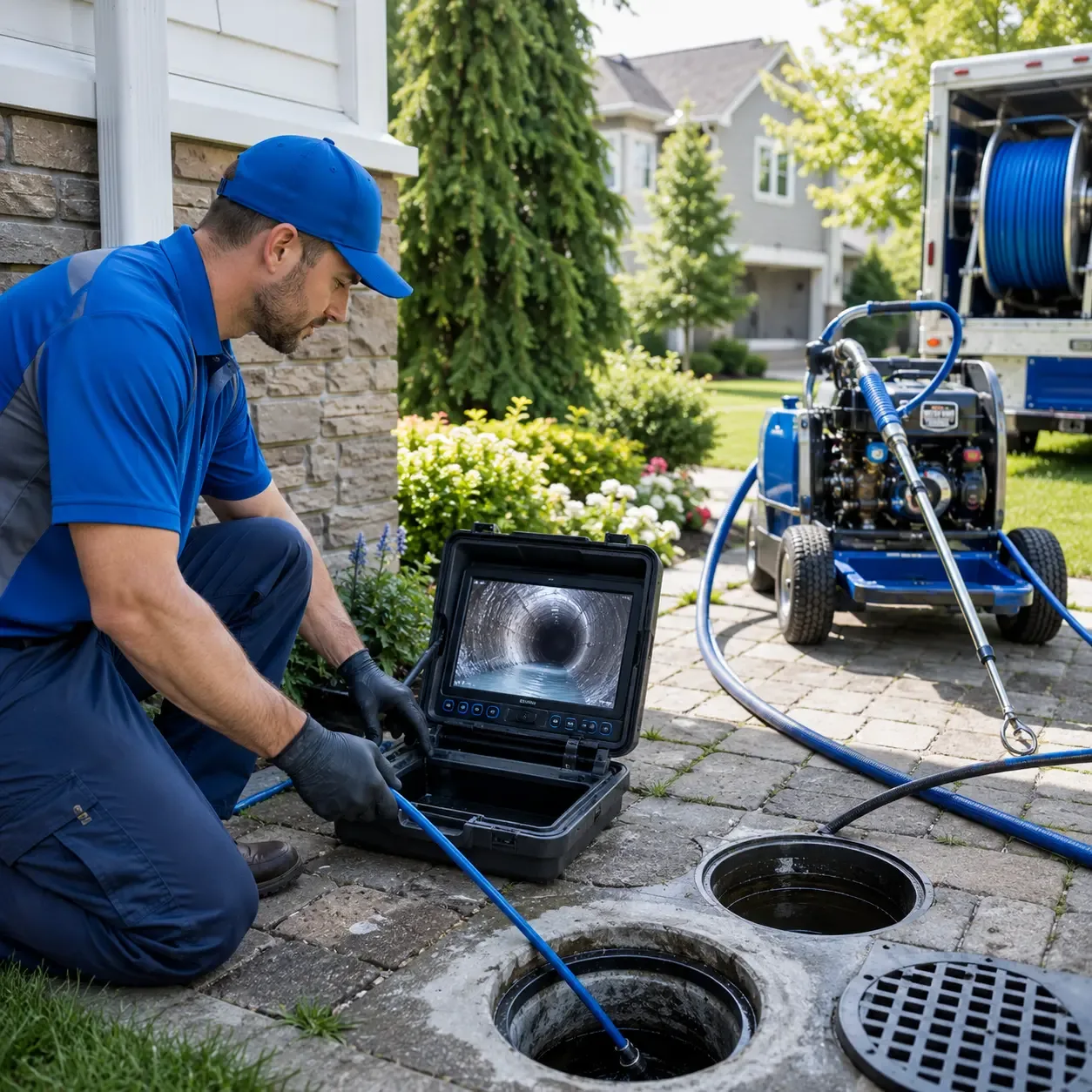 Outdoor drain cleaning professionals serving Dundas, IL